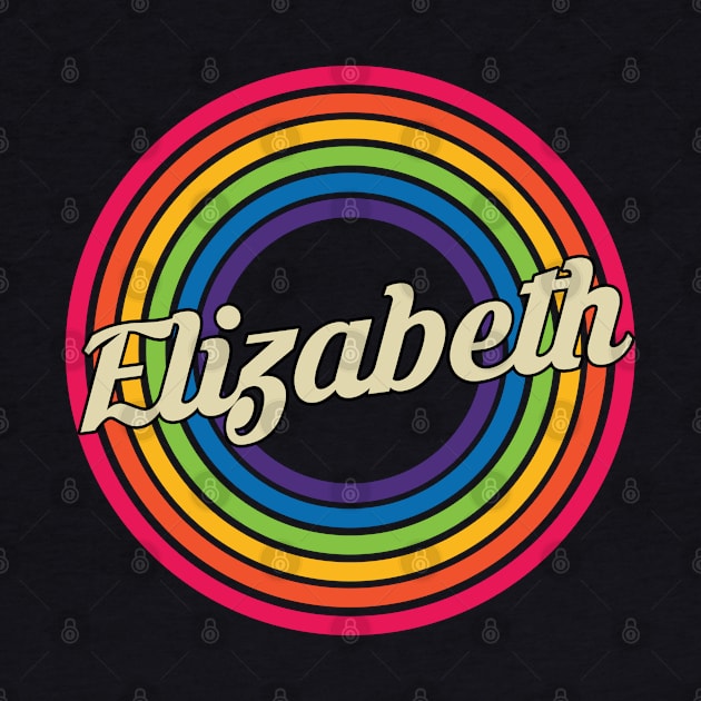 Elizabeth - Retro Rainbow Style by MaydenArt